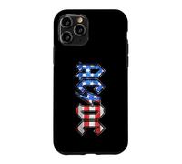 Custodia per iPhone 11 Pro AC/DC Old Glory Bandiera Americana Logo