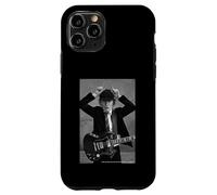 Custodia per iPhone 11 Pro AC DC Rock Icon - Chitarra in bianco e nero