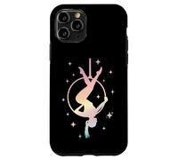 Custodia per iPhone 11 Pro Aerial Hoop Fly Between The Stars, regalo per yoga aereo per bambini