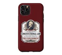 Custodia per iPhone 11 Pro Alexander Hamilton US Costituzione Libera Governo Citazione