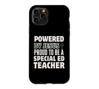 Custodia per iPhone 11 Pro Alimentato da Gesù Orgoglioso di essere un insegnante speciale di ED Christian