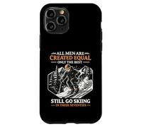 Custodia per iPhone 11 Pro All Men Created Equal Best Go Skiing in Their Seventies