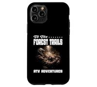 Custodia per iPhone 11 Pro ALLE PERCORSI DELLA FORESTA ATV AVVENTURE boschi di cavalli di battaglia rurali