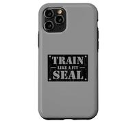 Custodia per iPhone 11 Pro Allenati come un sigillo in forma - Design ispirato all'Endurance Fitness