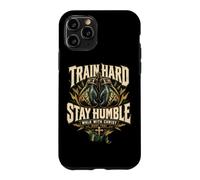 Custodia per iPhone 11 Pro Allenati duro resta umile | Muay Thai Gesù
