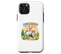 Custodia per iPhone 11 Pro Amo correre Healthy Rabbitt