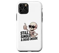 Custodia per iPhone 11 Pro Ancora single & Dead Inside Skeleton Sarcasm Funny Anti Love