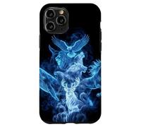 Custodia per iPhone 11 Pro Animali selvatici Balena Aquila Cavallo Blu Lupo Mondo