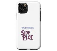 Custodia per iPhone 11 Pro Anime Ansia Pensare troppo Weeb Kawaii Overthinker Merch