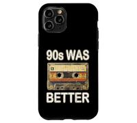 Custodia per iPhone 11 Pro Anni '90 era meglio, Nostalgia Mix Tape, cassetta dimostrativa, musica retrò