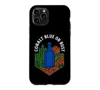 Custodia per iPhone 11 Pro Antique Bottle Hunting Cobalt Blue Or Bust Hobby