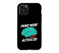 Custodia per iPhone 11 Pro Anxiety Humor Panic Mode Activated Brain