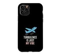 Custodia per iPhone 11 Pro Anxiety Is My Co-Pilot Meme divertente per la terapia di viaggio in aereo