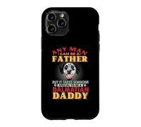 Custodia per iPhone 11 Pro Any Man Can Be A Father Dalmatian Daddy Funny Dog Lover