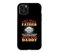 Custodia per iPhone 11 Pro Any Man Can Be A Father Lhasa Apso Daddy Funny Dog Lover