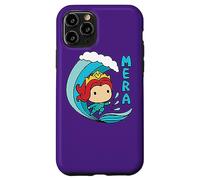 Custodia per iPhone 11 Pro Aquaman Movie Chibi Mera and Mermaid Wave