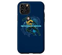 Custodia per iPhone 11 Pro Aquaman Movie Savior of the Seas Punch