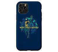 Custodia per iPhone 11 Pro Aquaman Movie What Lurks In The Depths?