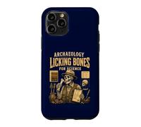 Custodia per iPhone 11 Pro Archeologia Leccare Ossa per Scienza Scheletro Campo
