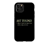 Custodia per iPhone 11 Pro Art Teacher Like A Normal Teacher Only Way Cooler Dizionario