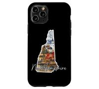 Custodia per iPhone 11 Pro Arte Acquerello Paesaggio Autunnale del New Hampshire