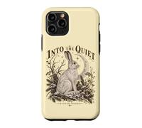 Custodia per iPhone 11 Pro Arte di un Coniglio nei Boschi Invernali