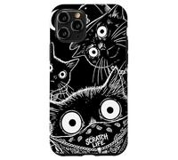 Custodia per iPhone 11 Pro Arte urbana retrò Meow Gang Thug Cats Scratch Life