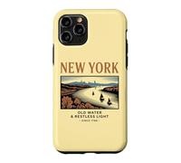 Custodia per iPhone 11 Pro Arte Vintage di New York: Acqua e Luce Inquieta