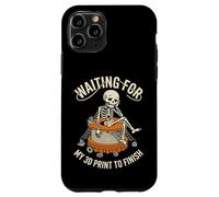 Custodia per iPhone 11 Pro Aspettando che la mia stampa 3D finisca Funny Maker Design