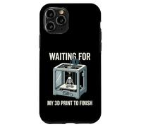 Custodia per iPhone 11 Pro Aspettando che la mia stampa 3D finisca Funny Maker Design