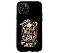 Custodia per iPhone 11 Pro Aspettando che la mia stampa 3D finisca Funny Maker Design