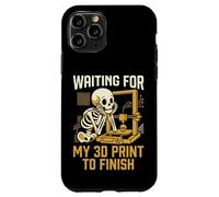 Custodia per iPhone 11 Pro Aspettando che la mia stampa 3D finisca Funny Maker Design