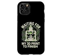 Custodia per iPhone 11 Pro Aspettando che la mia stampa 3D finisca Funny Maker Design