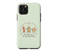 Custodia per iPhone 11 Pro Aula di versi biblici della scuola domenicale dell'insegnante cristiano