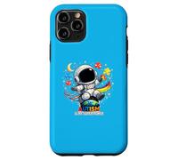 Custodia per iPhone 11 Pro Autism Is My Super Power, Carino Astronauta Puzzle Piece