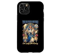 Custodia per iPhone 11 Pro Ave Maria Beata Madre Rosario Preghiera