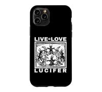 Custodia per iPhone 11 Pro Ave Satana Live Love Lucifer With Dancing Demons Original