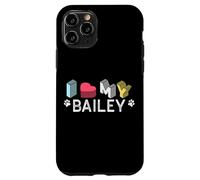 Custodia per iPhone 11 Pro Bailey Nome Cane Personalizzato Bailey Pet Lover