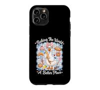 Custodia per iPhone 11 Pro Baking The World A Better Place Cute Goose Pun Bake Design