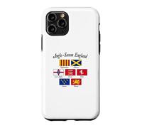 Custodia per iPhone 11 Pro Bandiera anglosassone regni d'Inghilterra scritta nera