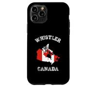 Custodia per iPhone 11 Pro Bandiera del Canada Distressed Whistler Pride