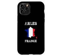 Custodia per iPhone 11 Pro Bandiera della Francia invecchiata Arles Pride