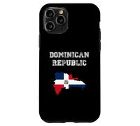 Custodia per iPhone 11 Pro Bandiera della Repubblica Dominicana Destination Pride