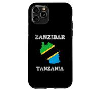 Custodia per iPhone 11 Pro Bandiera della Tanzania Distressed Zanzibar Pride