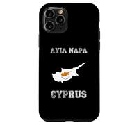 Custodia per iPhone 11 Pro Bandiera di Cipro Distressed Ayia Napa Pride