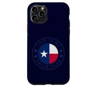 Custodia per iPhone 11 Pro Bandiera Texas This Is My Pride The Lone Star State Flag Art TX