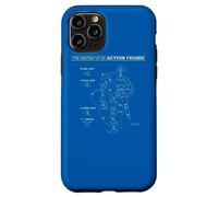 Custodia per iPhone 11 Pro Batman Action Figure Anatomy