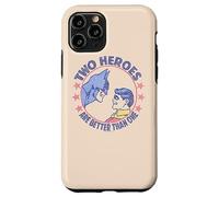 Custodia per iPhone 11 Pro Batman and Robin Two Heroes