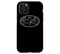 Custodia per iPhone 11 Pro Batman Glass Hole Logo