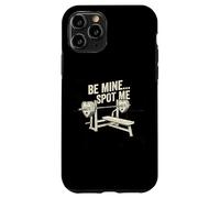 Custodia per iPhone 11 Pro Be Mine Spot Me divertente allenamento di San Valentino